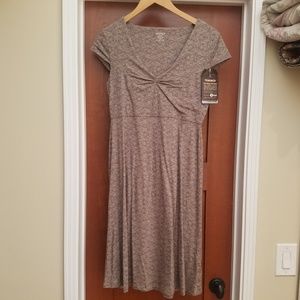 Toad&Co rosemarie dress, cocoa, size small